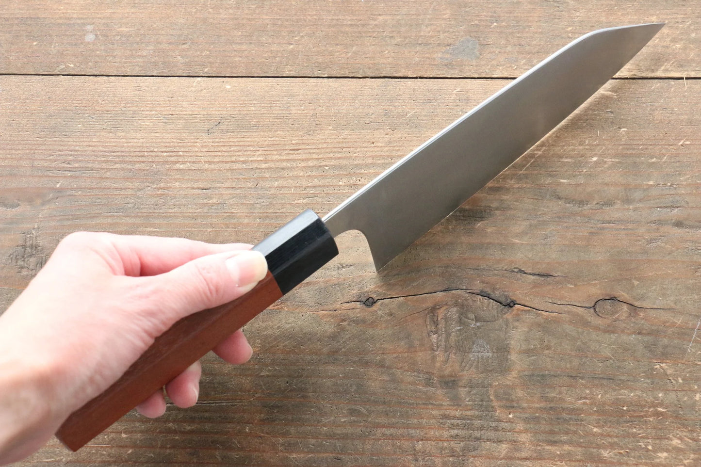 Shibata Takayuki Koutetsu Blue Super (บลูซุปเปอร์สตีล) มีด Santoku มีดทำครัวญี่ปุ่น 165mm ด้ามJura