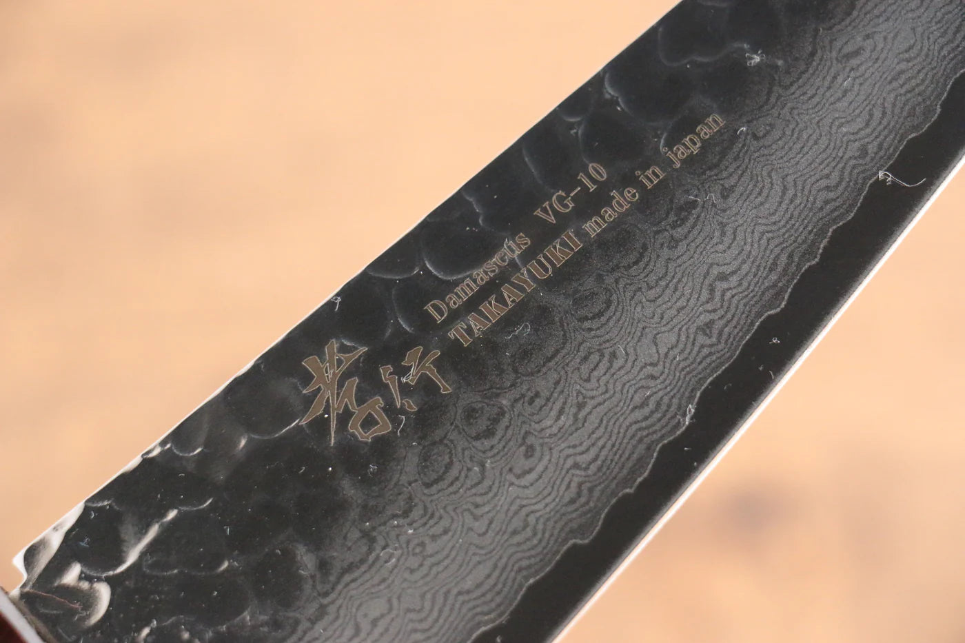 Sakai Takayuki VG10 ดามัสกัส 33 ชั้น มีดเลาะกระดูก เลาะกางปลา Sabaki มีดทำครัวญี่ปุ่น 180mm ด้ามต้นเซลโคว่าญี่ปุ่น (Japanese Elm)