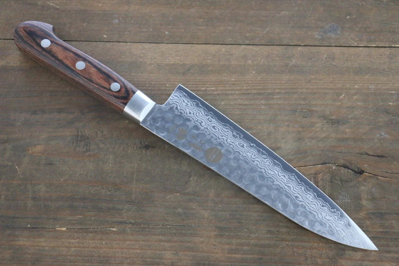 Sakai Takayuki VG10 ดามัสกัส 17 ชั้น มีดกิวโตะ Gyuto มีดทำครัวญี่ปุ่น 180mm