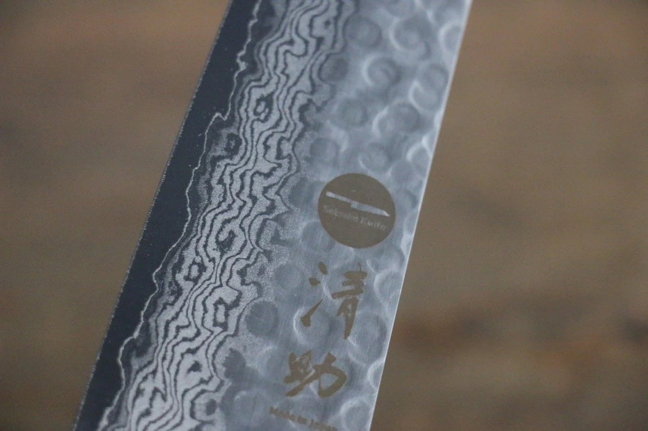Sakai Takayuki VG10 ดามัสกัส 17 ชั้น มีดกิวโตะ Gyuto มีดทำครัวญี่ปุ่น 180mm