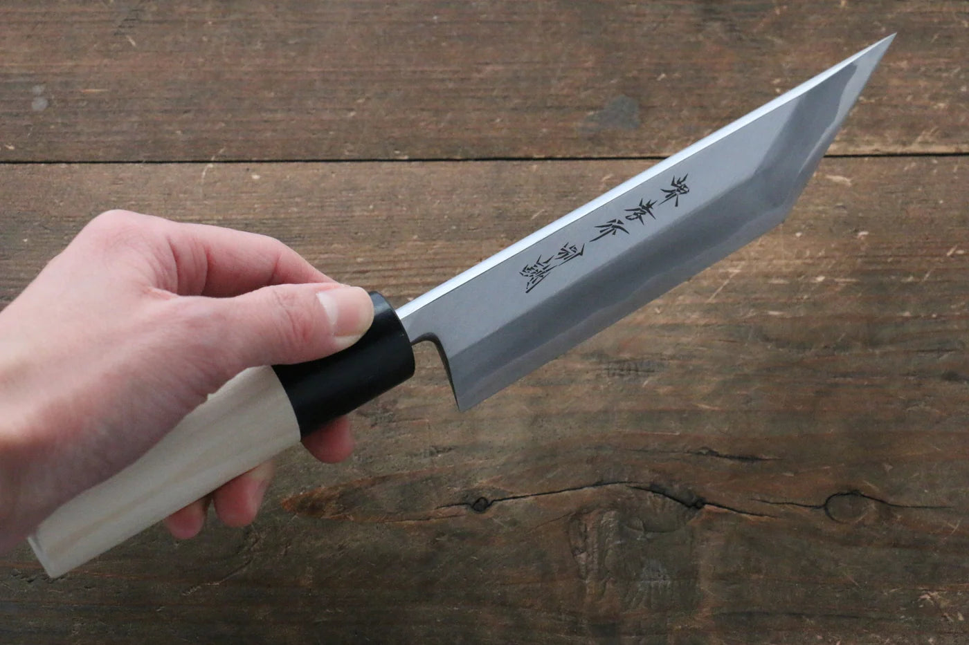 Sakai Takayuki White Steel (เหล็กกล้าขาว) No.2 มีดสำหรับปลาไหลอุนางิ มีดทำครัวญี่ปุ่น 150mm