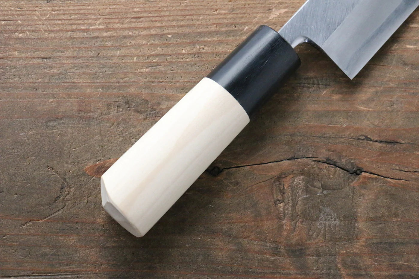Sakai Takayuki White Steel (เหล็กกล้าขาว) No.2 มีดสำหรับปลาไหลอุนางิ มีดทำครัวญี่ปุ่น 150mm