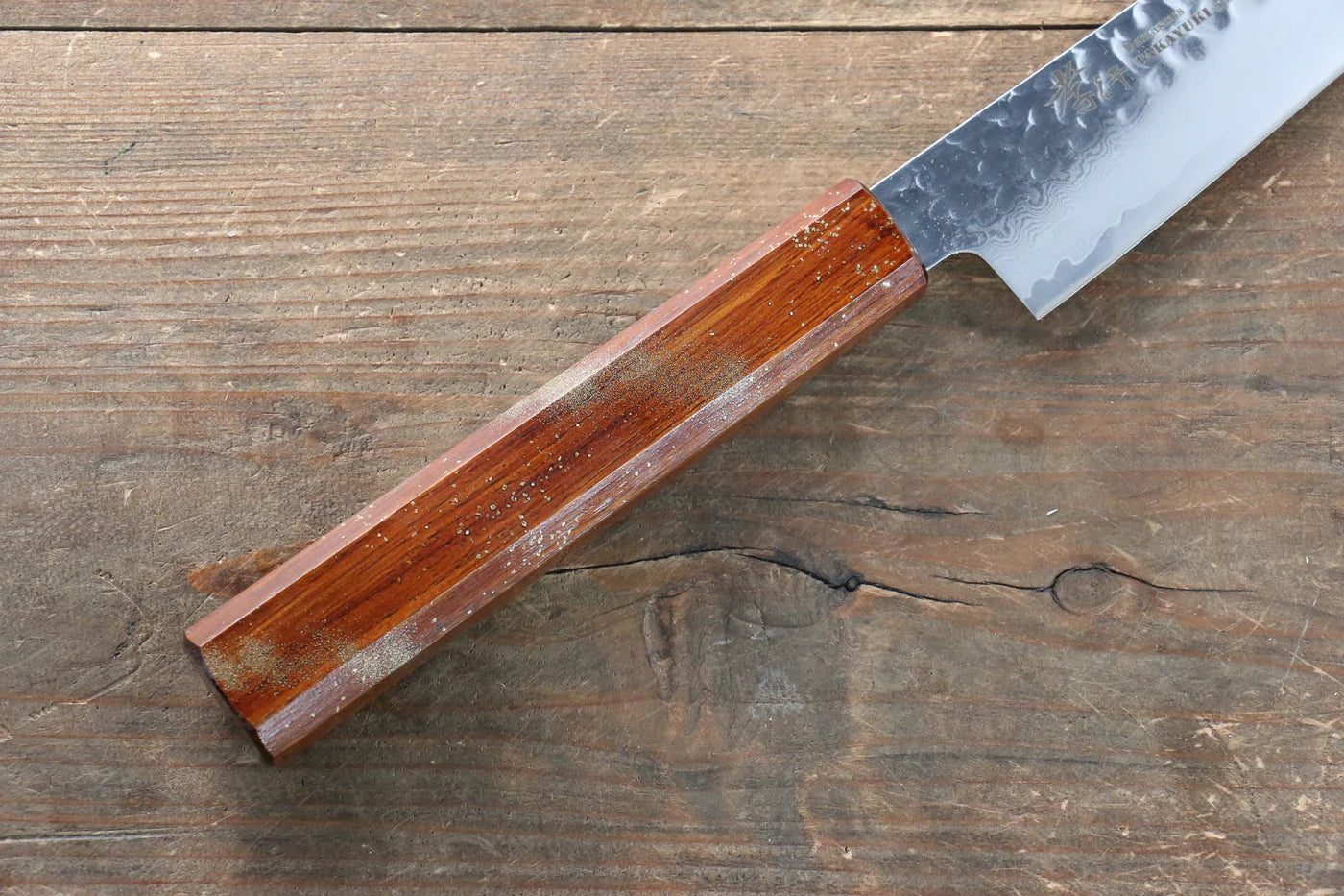 Sakai Takayuki VG10 ดามัสกัส 33 ชั้น มีดเลาะเอ็น Sujihiki มีดทำครัวญี่ปุ่น 240mm ด้ามไม้โอ๊กเคลือบ (Seiren)