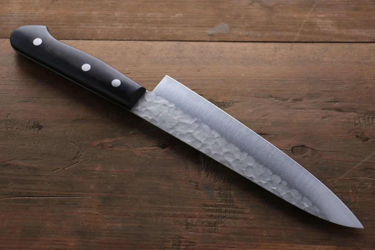 Sakai Takayuki Blue Steel (บลูสตีล) ลายค้อนตี 3 ชั้น มีดกิวโตะ Gyuto มีดทำครัวญี่ปุ่น 180mm