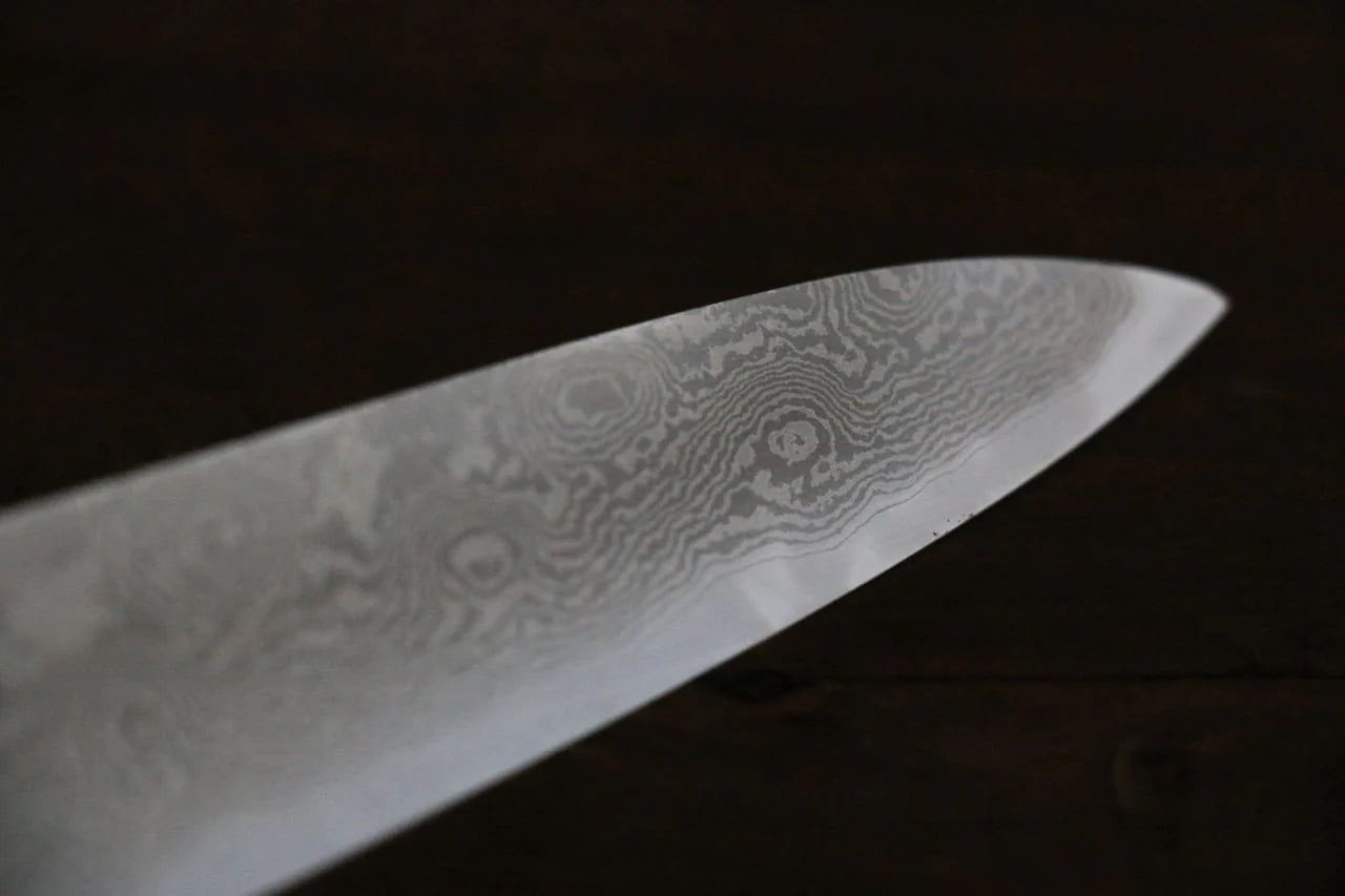Sakai Takayuki Silver Steel No.3 (เหล็กเงิน No.3) ดามัสกัส มีดเลาะเอ็น Sujihiki มีดทำครัวญี่ปุ่น 270mm