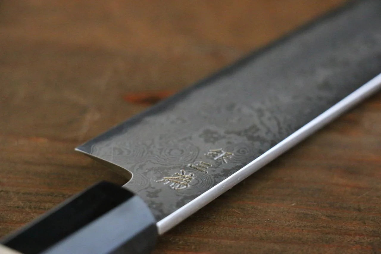 Sakai Takayuki Silver Steel No.3 (เหล็กเงิน No.3) ดามัสกัส มีดเลาะเอ็น Sujihiki มีดทำครัวญี่ปุ่น 270mm