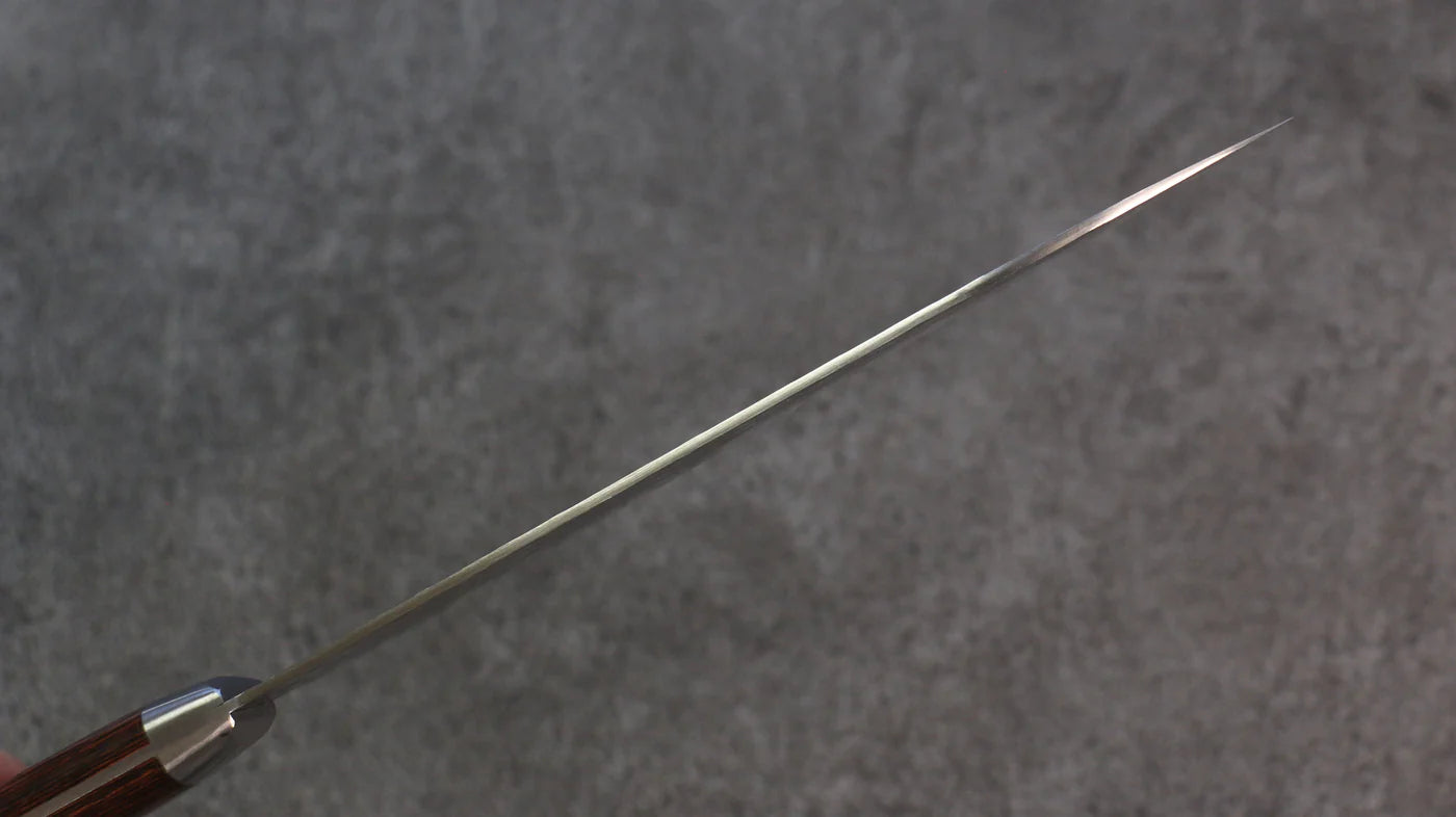 Seisuke Swedish Steel-stn (เหล็กสวีเดน stn) ลายค้อนตี มีดกิวโตะ Gyuto มีดทำครัวญี่ปุ่น 180mm ด้ามมะฮอกกานี