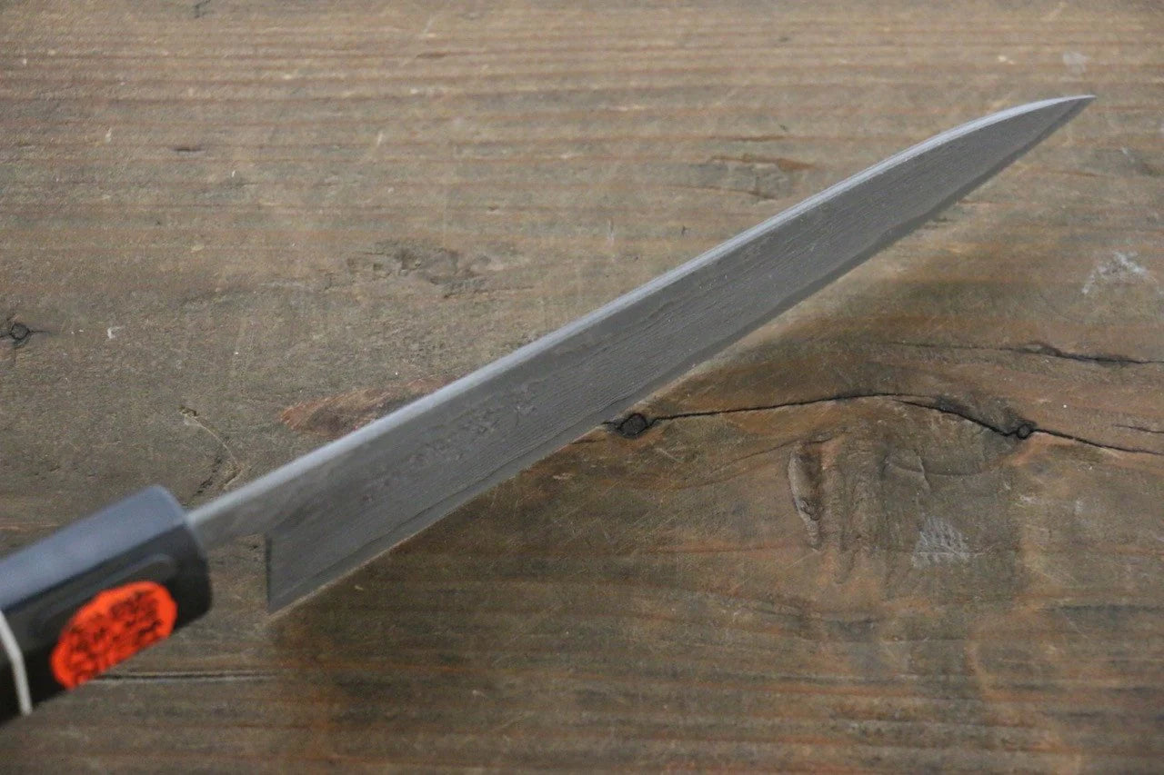 Shigeki Tanaka R2/SG2 ดามัสกัส มีดขนาดเล็ก Petty มีดทำครัวญี่ปุ่น 150mm ด้ามไม้มะเกลือ