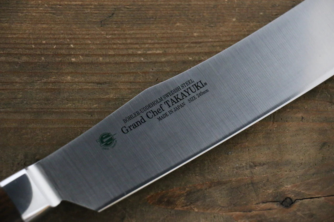 Sakai Takayuki สเเตนเลส มีดเเกะสลัก มีดทำครัวญี่ปุ่น 240mm