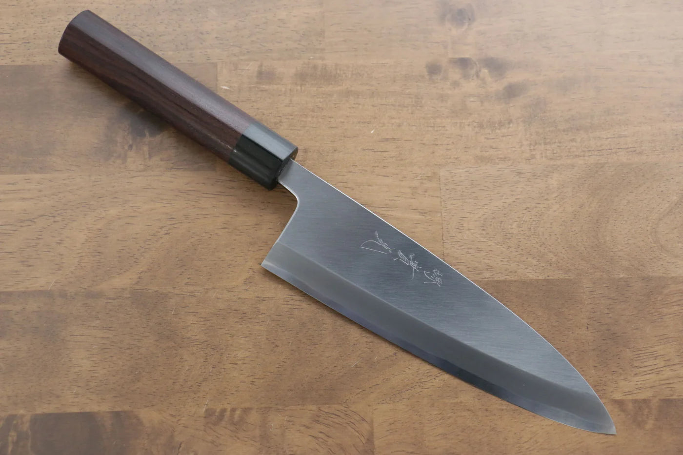 Jikko White Steel (เหล็กกล้าขาว) No.2 มีด Deba มีดทำครัวญี่ปุ่น 210mm ด้ามไม้พะยูง