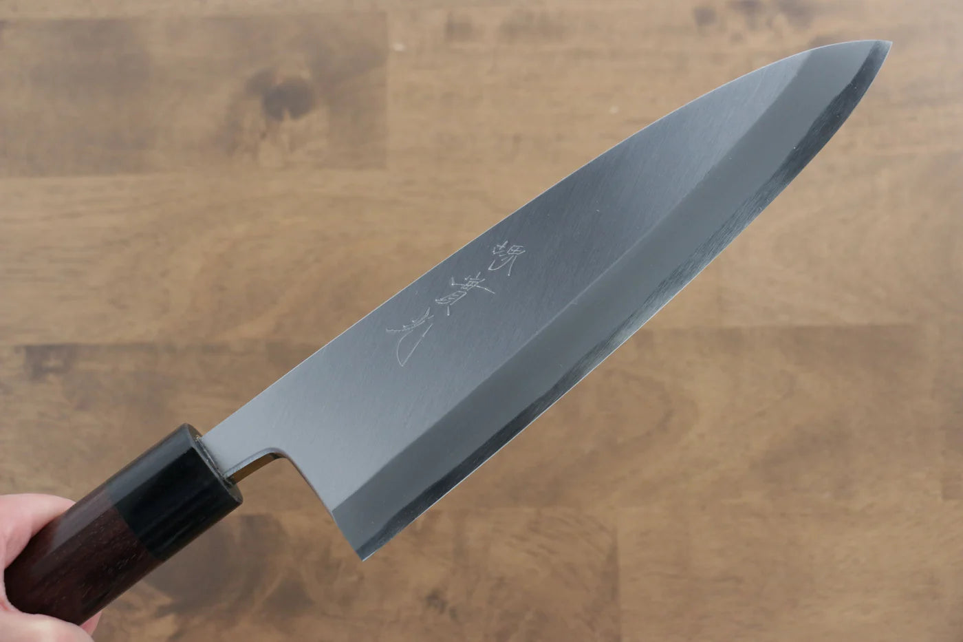 Jikko White Steel (เหล็กกล้าขาว) No.2 มีด Deba มีดทำครัวญี่ปุ่น 210mm ด้ามไม้พะยูง