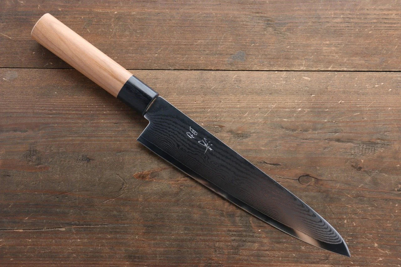 Seisuke VG10 ดามัสกัส 63 ชั้น มีดกิวโตะ Gyuto มีดทำครัวญี่ปุ่น 240mm ด้ามซากุระ
