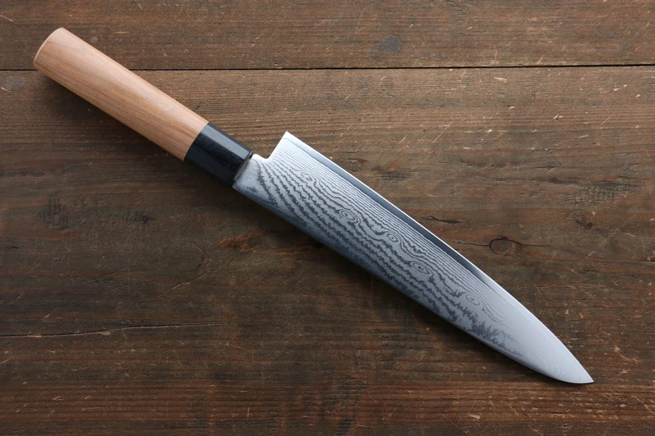 Seisuke VG10 ดามัสกัส 63 ชั้น มีดกิวโตะ Gyuto มีดทำครัวญี่ปุ่น 240mm ด้ามซากุระ