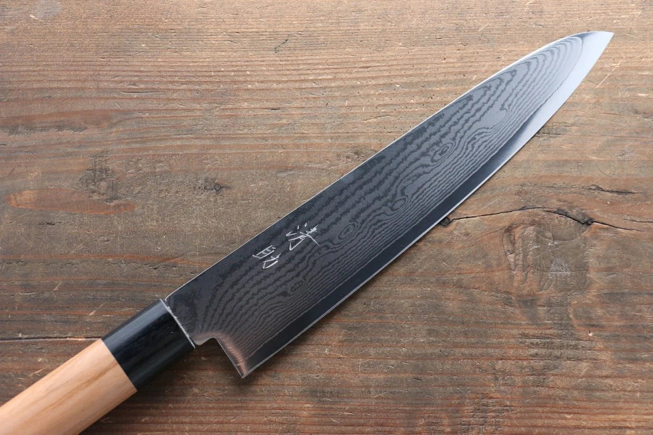 Seisuke VG10 ดามัสกัส 63 ชั้น มีดกิวโตะ Gyuto มีดทำครัวญี่ปุ่น 240mm ด้ามซากุระ