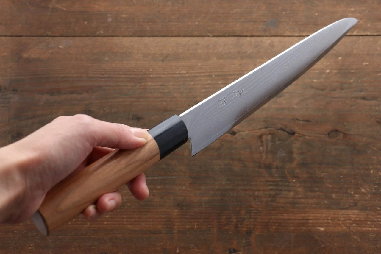 Seisuke VG10 ดามัสกัส 63 ชั้น มีดกิวโตะ Gyuto มีดทำครัวญี่ปุ่น 240mm ด้ามซากุระ