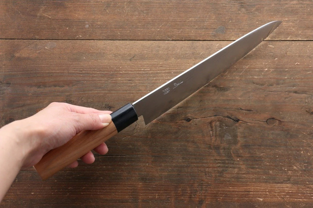 Seisuke VG10 ดามัสกัส 63 ชั้น มีดกิวโตะ Gyuto มีดทำครัวญี่ปุ่น 240mm ด้ามซากุระ
