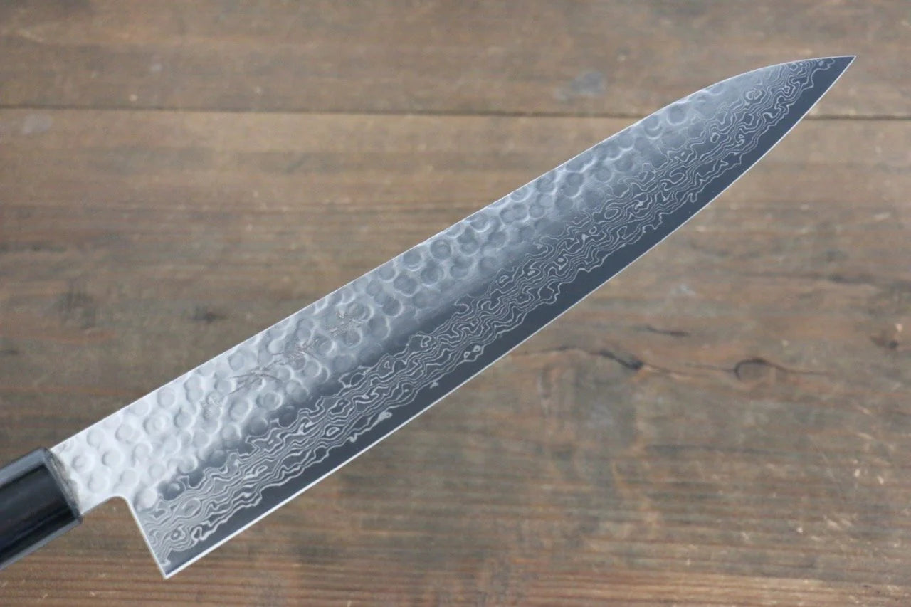 Sakai Takayuki AUS10 ดามัสกัส 45 ชั้น มีดกิวโตะ Gyuto มีดทำครัวญี่ปุ่น 240mm ด้ามไม้พะยูง