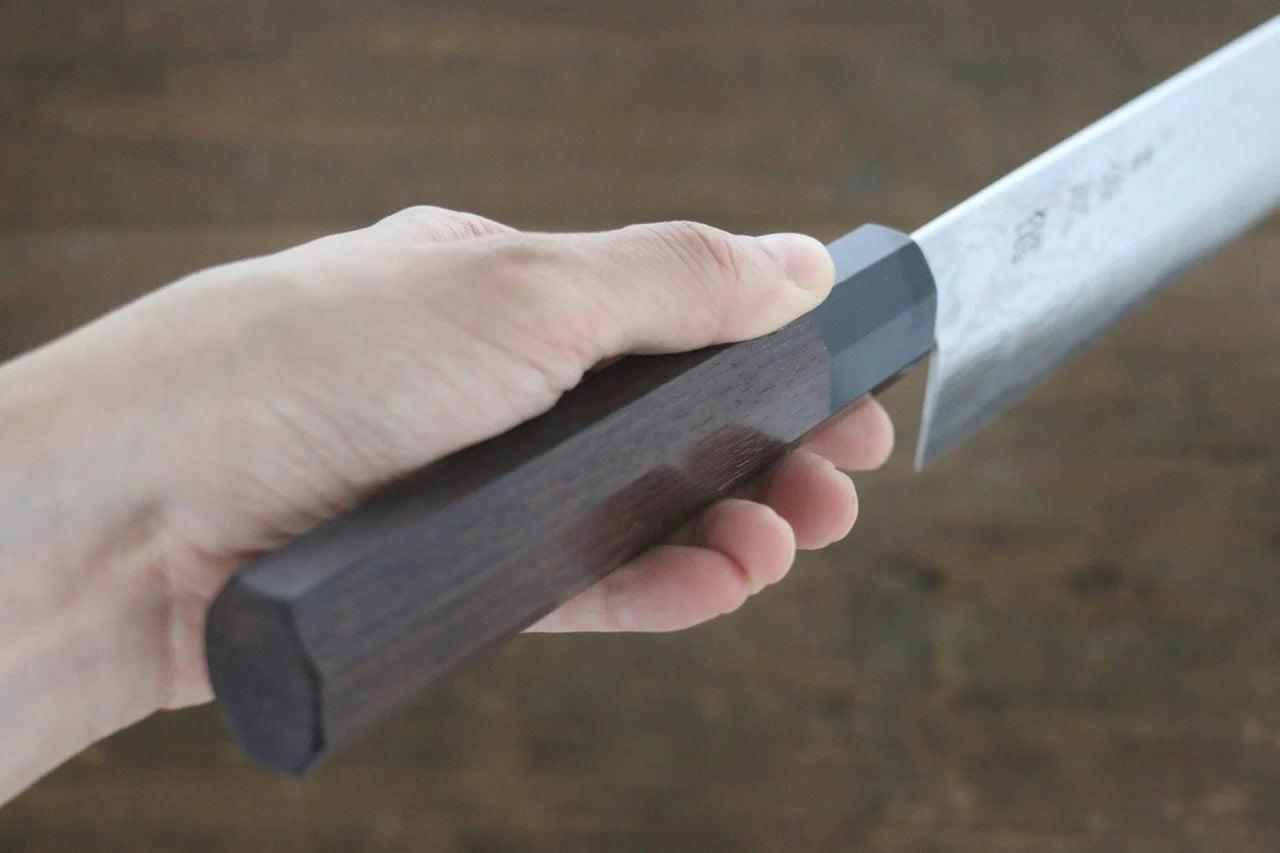 Sukenari ZDP189 ดามัสกัส มีด Kiritsuke Gyuto มีดทำครัวญี่ปุ่น 270mm ด้ามไม้พะยูง