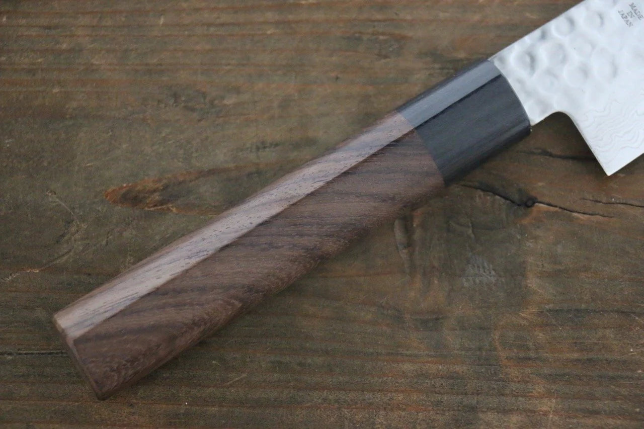 Sakai Takayuki AUS10 ดามัสกัส 45 ชั้น มีดกิวโตะ Gyuto มีดทำครัวญี่ปุ่น 180mm ด้ามไม้พะยูง