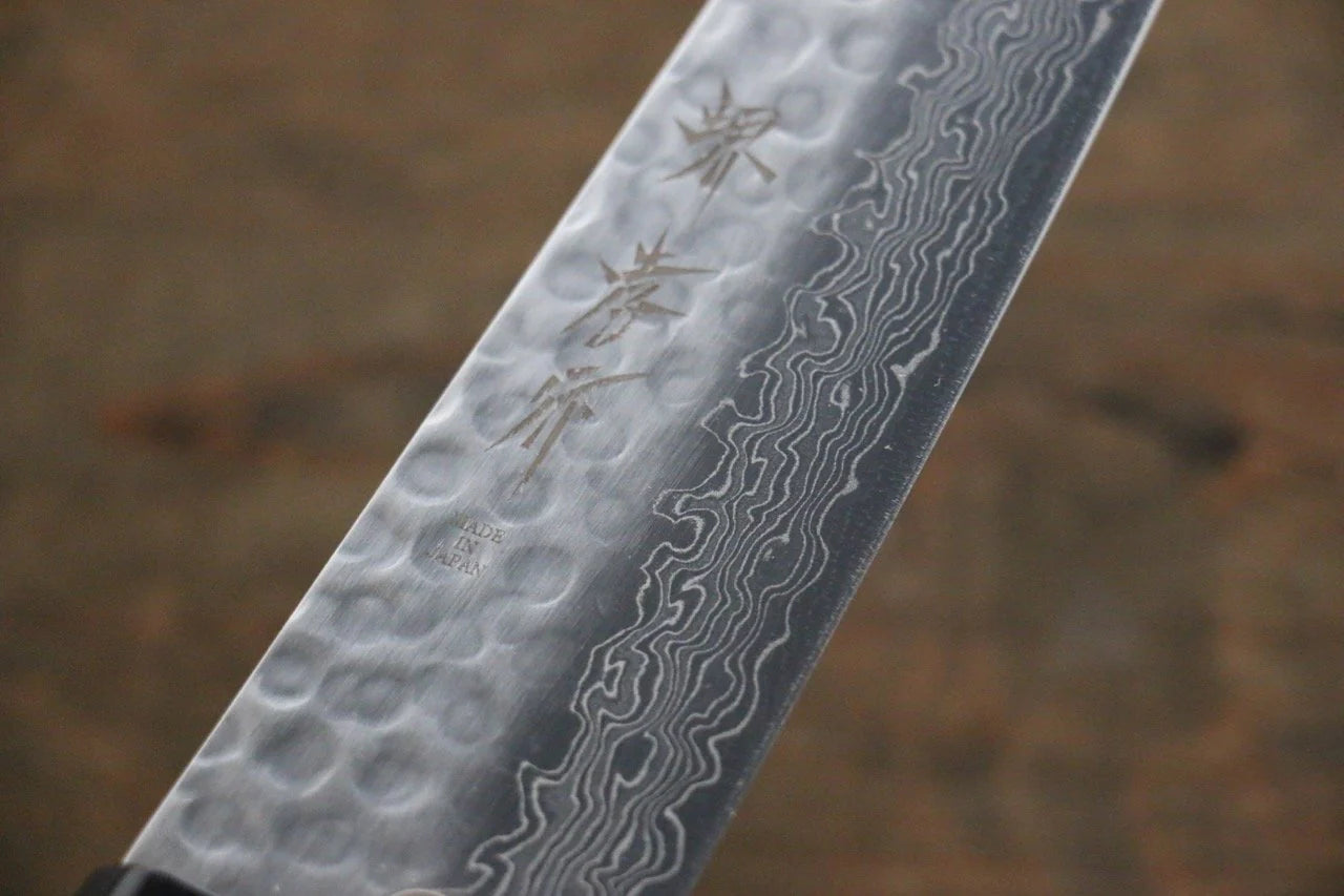 Sakai Takayuki AUS10 ดามัสกัส 45 ชั้น มีดกิวโตะ Gyuto มีดทำครัวญี่ปุ่น 180mm ด้ามไม้พะยูง