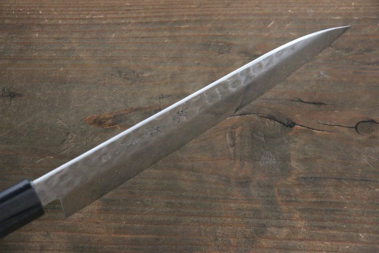 Sakai Takayuki AUS10 ดามัสกัส 45 ชั้น มีดกิวโตะ Gyuto มีดทำครัวญี่ปุ่น 180mm ด้ามไม้พะยูง