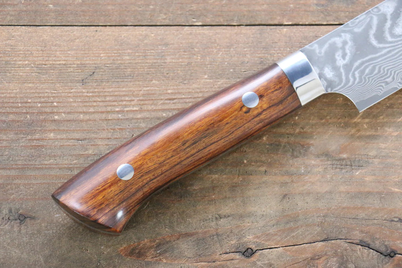Takeshi Saji R2/SG2 ดามัสกัสดำ มีดเลาะเอ็น Sujihiki มีดทำครัวญี่ปุ่น 240mm ด้ามต้นไอรอนวููด