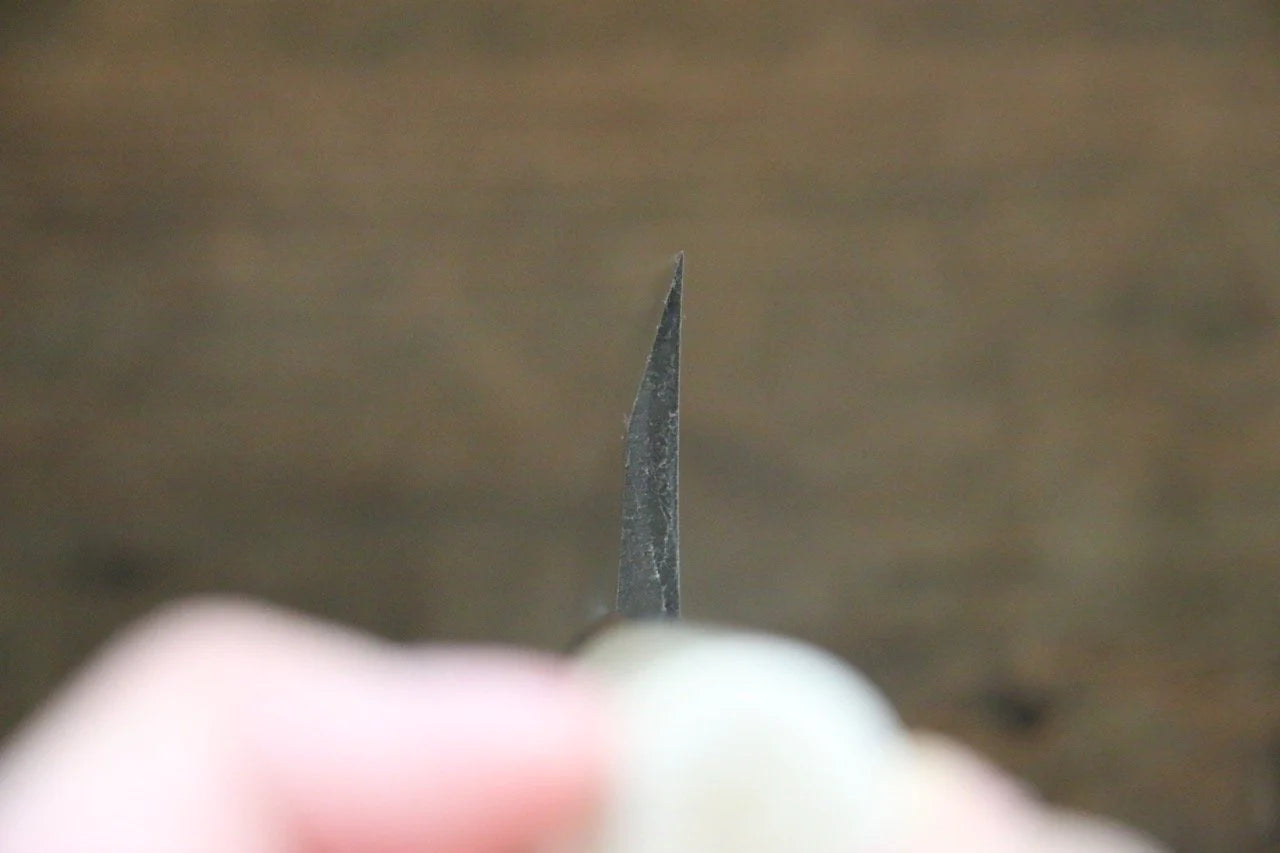 Sakai Takayuki Kasumitogi White Steel (เหล็กกล้าขาว) สลักลายวิจิตรงดงาม มีด Deba มีดทำครัวญี่ปุ่น