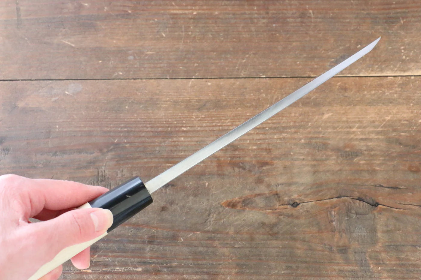 Sakai Takayuki Kasumitogi White Steel (เหล็กกล้าขาว) สลักลายมังกร Ittouryumon มีด Deba มีดทำครัวญี่ปุ่น