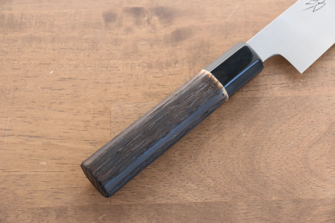 Seisuke Swedish Steel-stn (เหล็กสวีเดน stn) มีดเลาะเอ็น Sujihiki มีดทำครัวญี่ปุ่น 240mm ด้ามไม้เกาลัดเผา