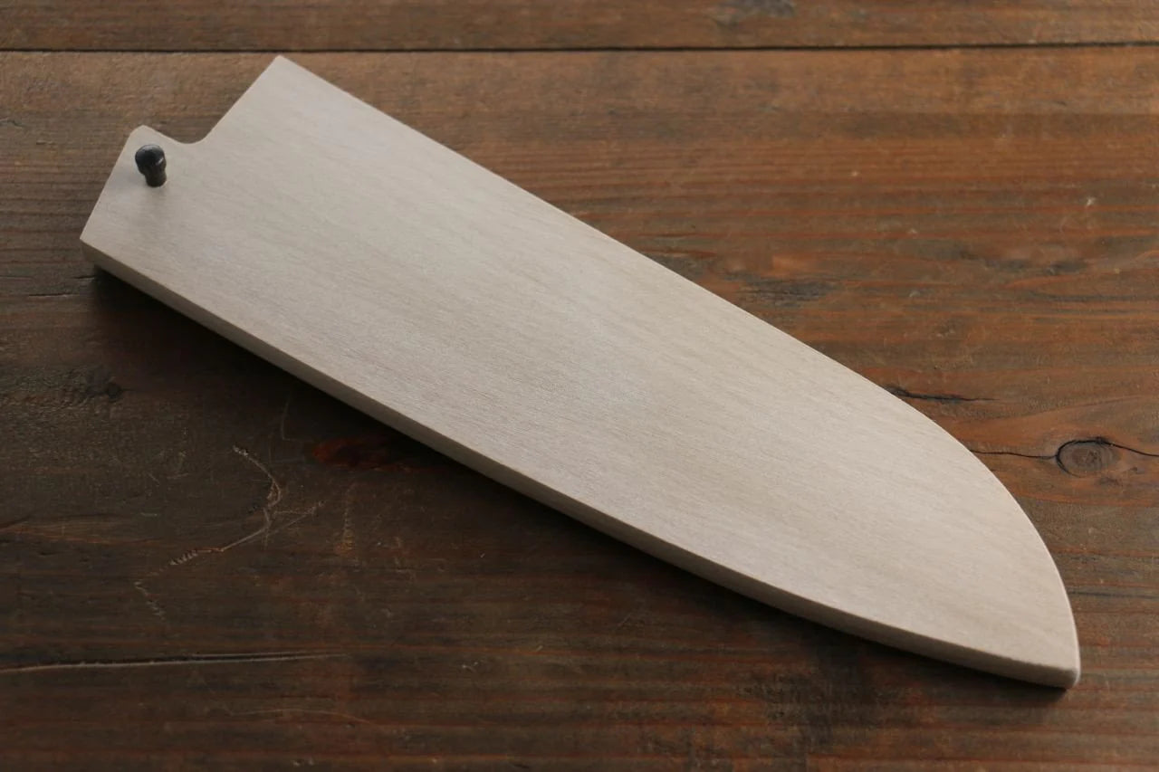 ไม้เเมกโนเลีย ฝัก (ปลอก) มีด มีด Santoku ไม้อัด 180mm