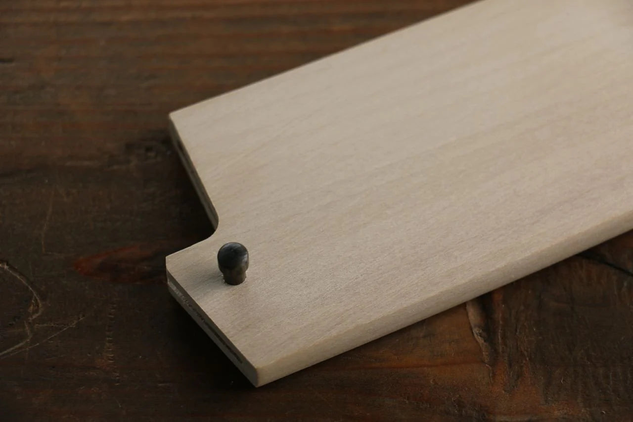 ไม้เเมกโนเลีย ฝัก (ปลอก) มีด มีด Santoku ไม้อัด 180mm