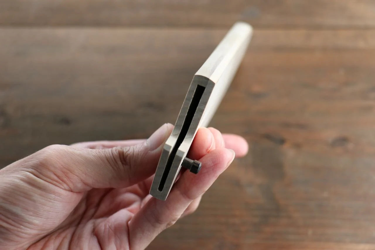 ไม้เเมกโนเลีย ฝัก (ปลอก) มีด มีด Santoku ไม้อัด 180mm