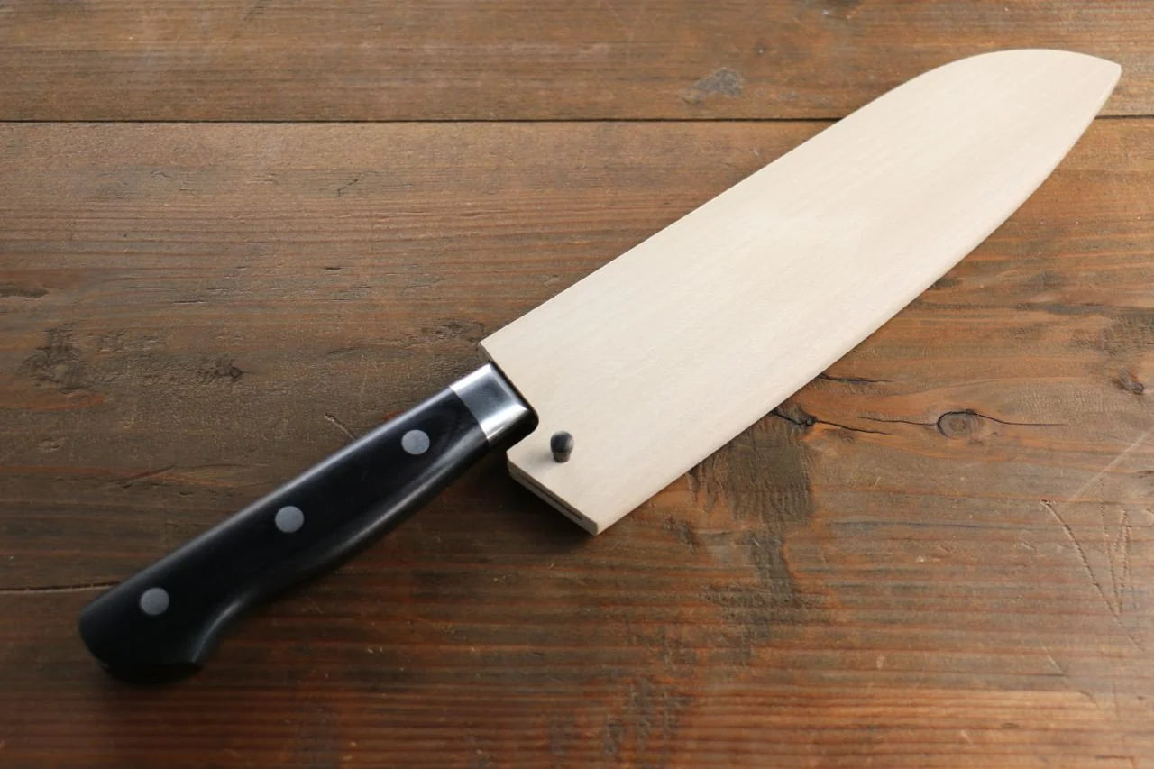 ไม้เเมกโนเลีย ฝัก (ปลอก) มีด มีด Santoku ไม้อัด 180mm