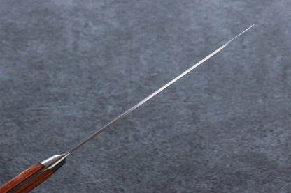 Sakai Takayuki VG5 ลายค้อนตี มีดขนาดเล็ก  Petty มีดทำครัวญี่ปุ่น 150mm ด้ามไม้ Pakka wood สีน้ำตาล