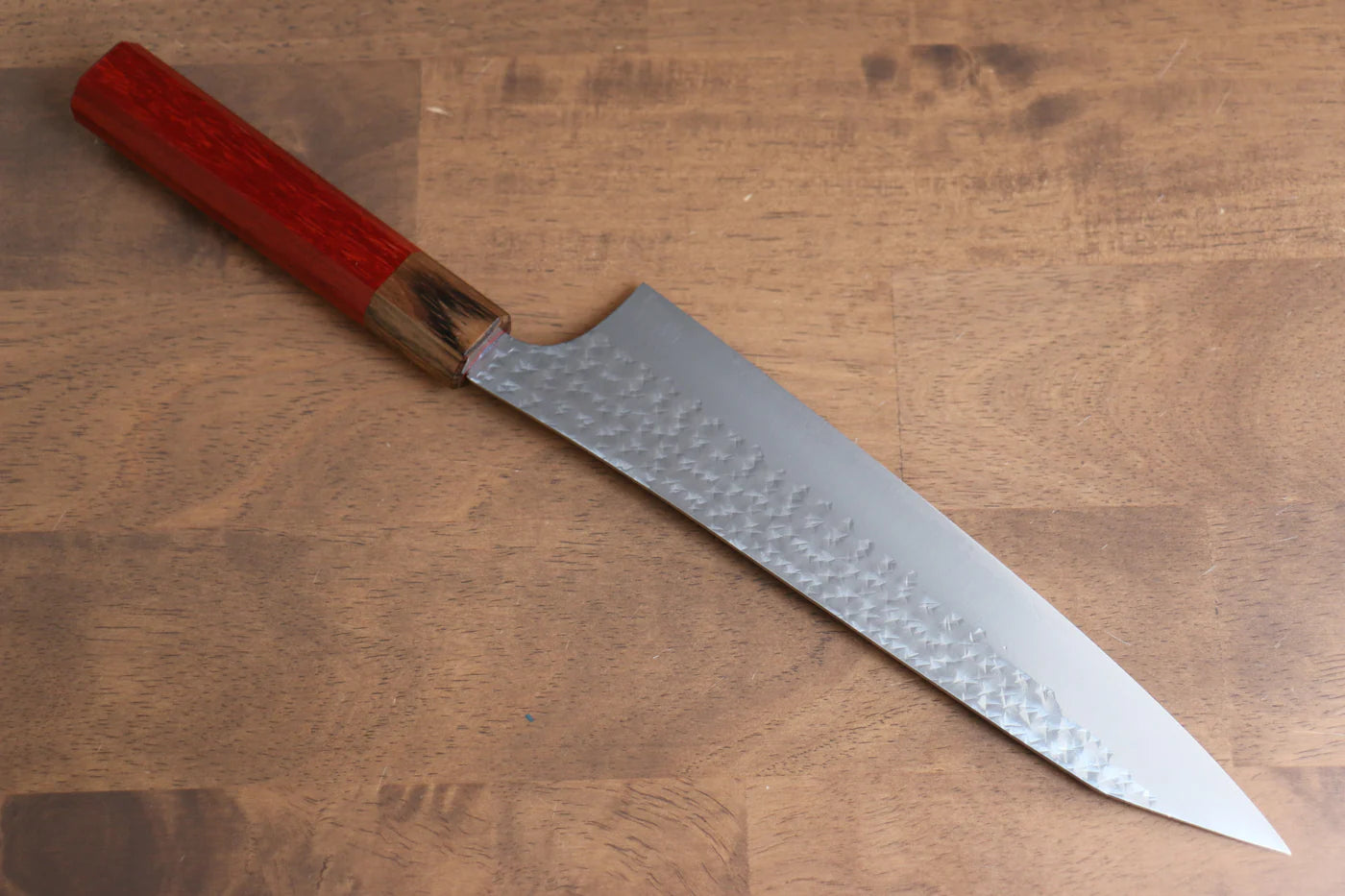 Yu Kurosaki Senko Ei R2/SG2 ลายค้อนตี มีดกิวโตะ Gyuto มีดทำครัวญี่ปุ่น 210mm ด้ามไม้ประดู่
