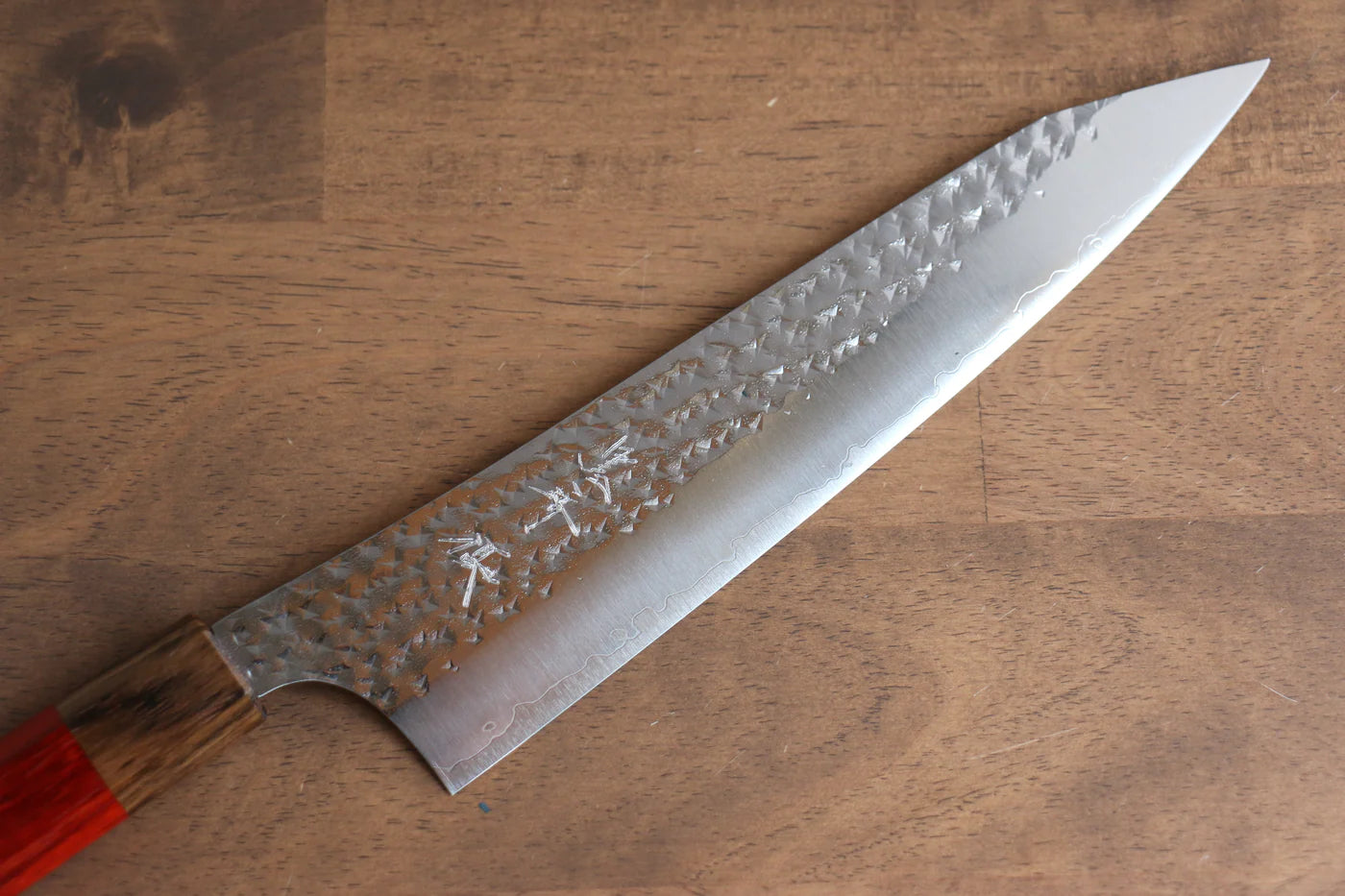 Yu Kurosaki Senko Ei R2/SG2 ลายค้อนตี มีดกิวโตะ Gyuto มีดทำครัวญี่ปุ่น 210mm ด้ามไม้ประดู่