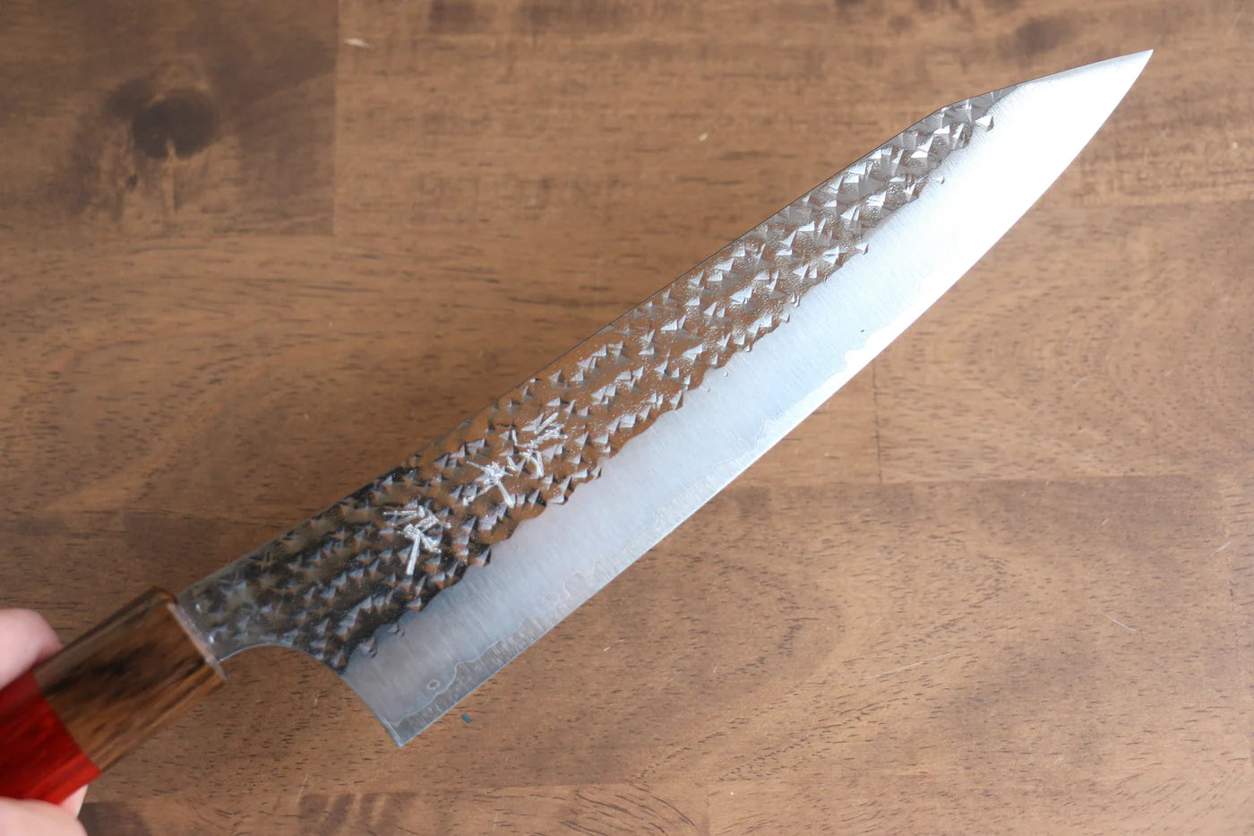 Yu Kurosaki Senko Ei R2/SG2 ลายค้อนตี มีดกิวโตะ Gyuto มีดทำครัวญี่ปุ่น 210mm ด้ามไม้ประดู่