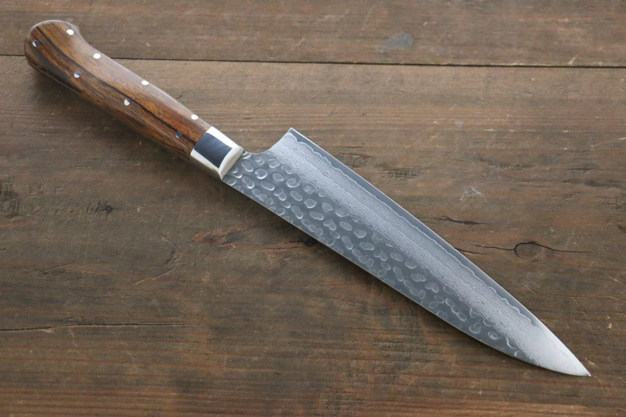 Sakai Takayuki VG10 33 ชั้น ดามัสกัส มีดกิวโตะ Gyuto มีดทำครัวญี่ปุ่น 180mm ด้ามต้นไอรอนวูดทะเลทราย
