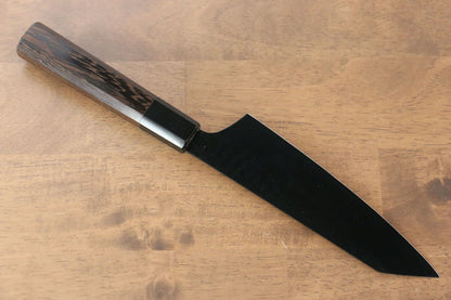 Sakai Takayuki Kurokage VG10 ลายค้อนตี เคลือบเทฟลอน มีด Kengata Santoku มีดทำครัวญี่ปุ่น 160mm ด้ามไม้เวงเก้