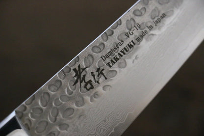 Sakai Takayuki VG10 33 ชั้น ดามัสกัส มีดกิวโตะ Gyuto มีดทำครัวญี่ปุ่น 180mm ด้ามต้นไอรอนวูดทะเลทราย