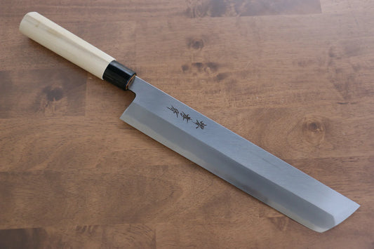 Sakai Takayuki Kasumitogi White Steel (เหล็กกล้าขาว) มีด Hamokiri มีดทำครัวญี่ปุ่น 300mm ด้ามต้นเเมกโนเลีย