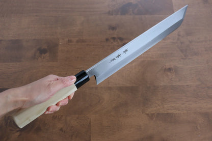 Sakai Takayuki Kasumitogi White Steel (เหล็กกล้าขาว) มีด Hamokiri มีดทำครัวญี่ปุ่น 300mm ด้ามต้นเเมกโนเลีย