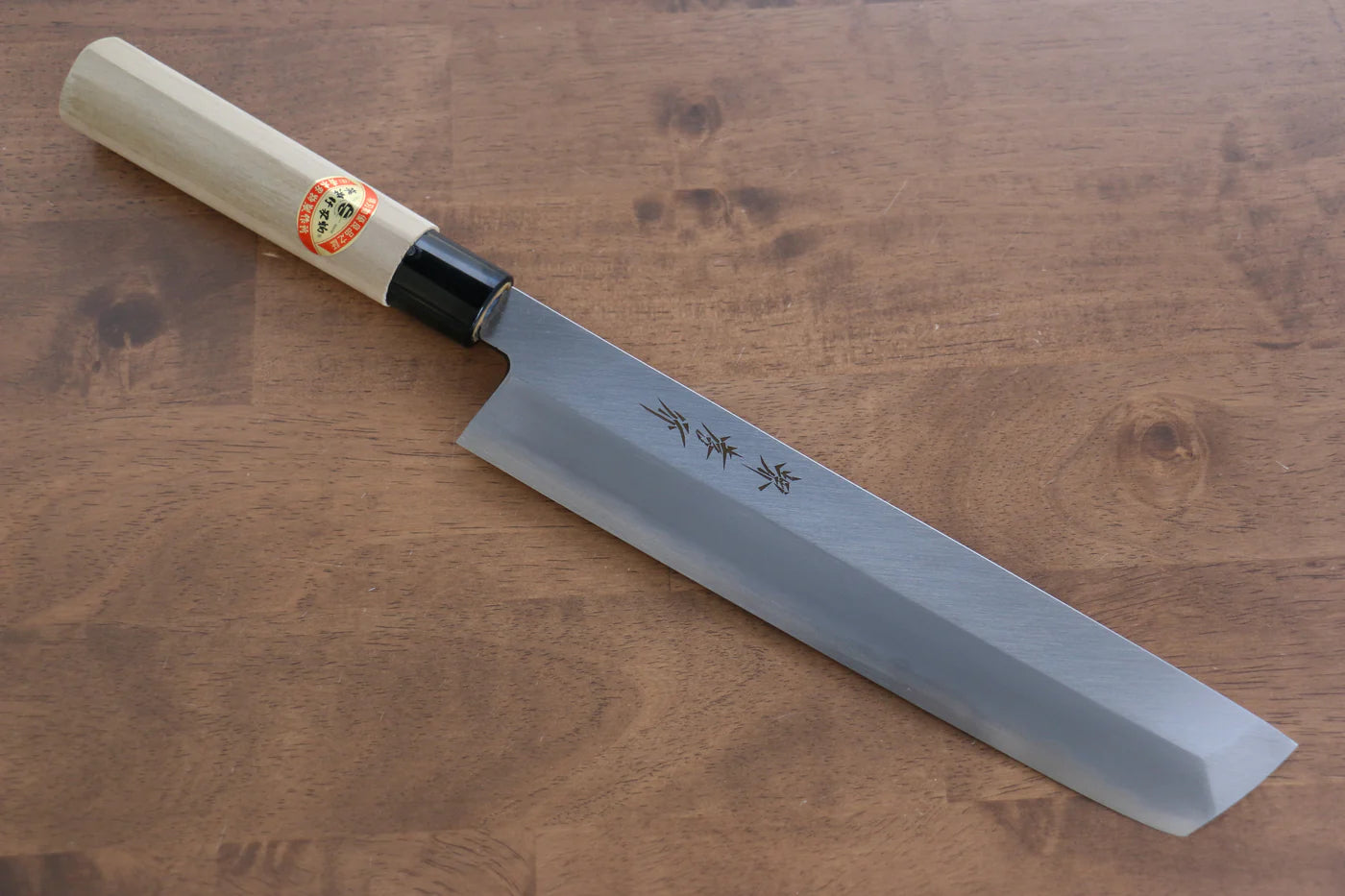 Sakai Takayuki Kasumitogi White Steel (เหล็กกล้าขาว) มีด Hamokiri มีดทำครัวญี่ปุ่น 270mm ด้ามต้นเเมกโนเลีย