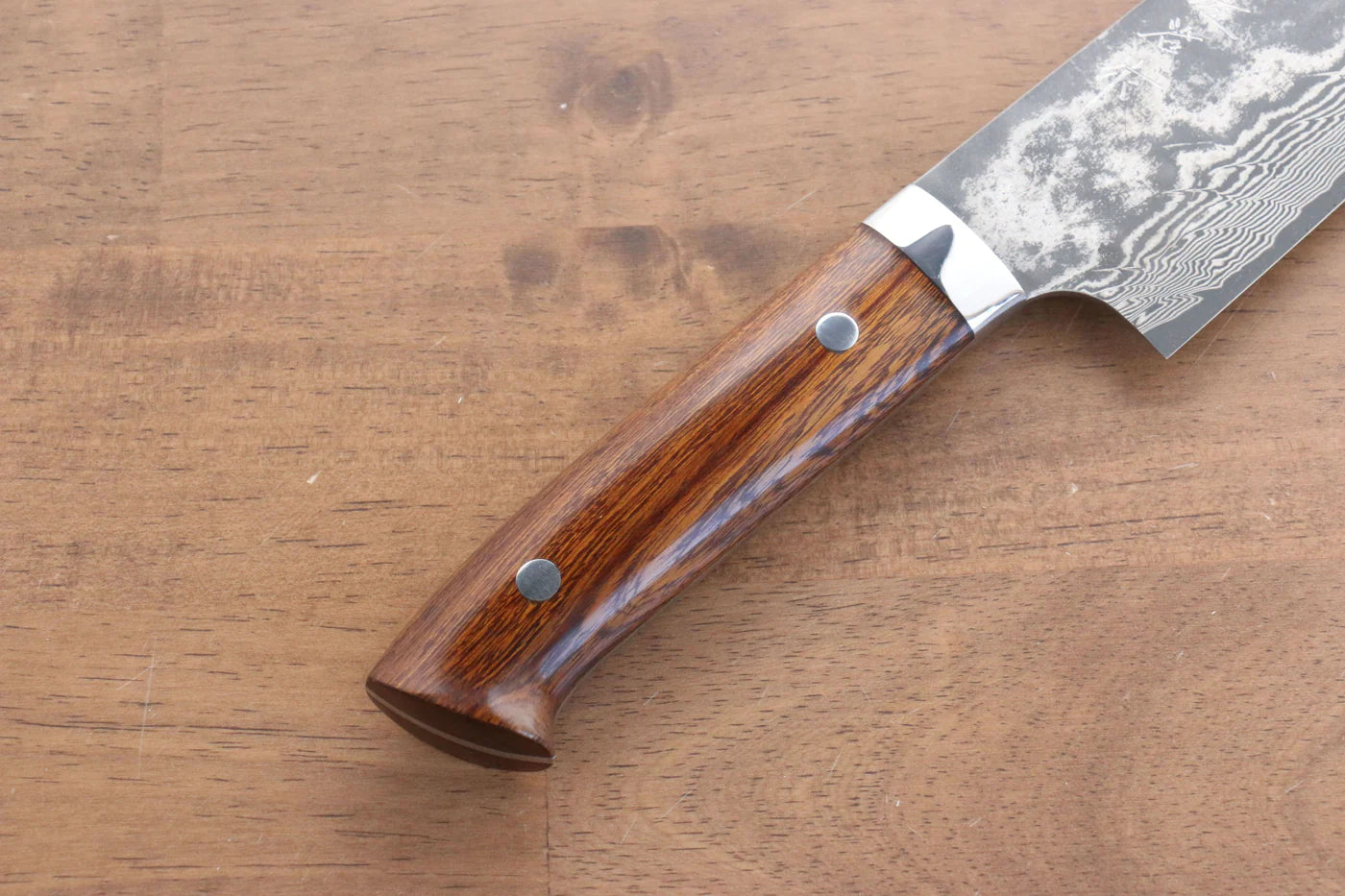 Takeshi Saji R2/SG2 ดามัสกัสดำ มีดกิวโตะ Gyuto มีดทำครัวญี่ปุ่น 270mm ด้ามต้นไอรอนวููด