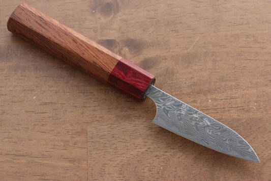 Tojiro (Fujitora) เหล็กกล้าผสม DP โคบอลด์ มีด Santoku มีดทำครัวญี่ปุ่น 170mm ไม้ Pakka woodด้าม FU503