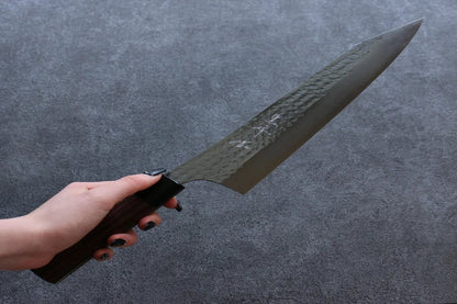 Yu Kurosaki Senko Ei R2/SG2 ลายค้อนตี มีดกิวโตะ Gyuto มีดทำครัวญี่ปุ่น 240mm ด้ามไม้โรสวู๊ด