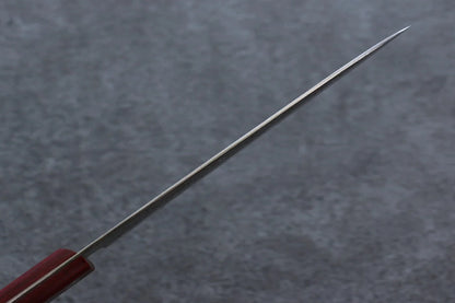 Seisuke Blue Super (บลูซุปเปอร์สตีล) ลายค้อนตี มีดขนาดเล็ก  Petty มีดทำครัวญี่ปุ่น 150mm ด้ามไม้ Pakka wood สีแดง