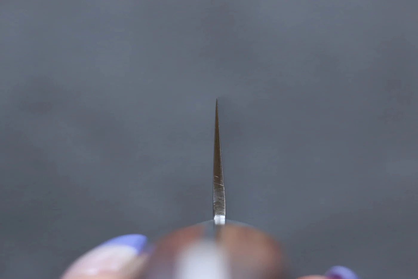 Sakai Takayuki VG5 ลายค้อนตี มีดกิวโตะ Gyuto มีดทำครัวญี่ปุ่น 210mm ด้ามไม้ Pakka wood สีน้ำตาล