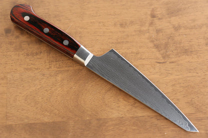 Sakai Takayuki VG10 33 ชั้น ดามัสกัส มีดเลาะกระดูก เลาะกางปลา Sabaki มีดทำครัวญี่ปุ่น 150mm ด้ามไม้ Pakka wood มะฮอกกานี