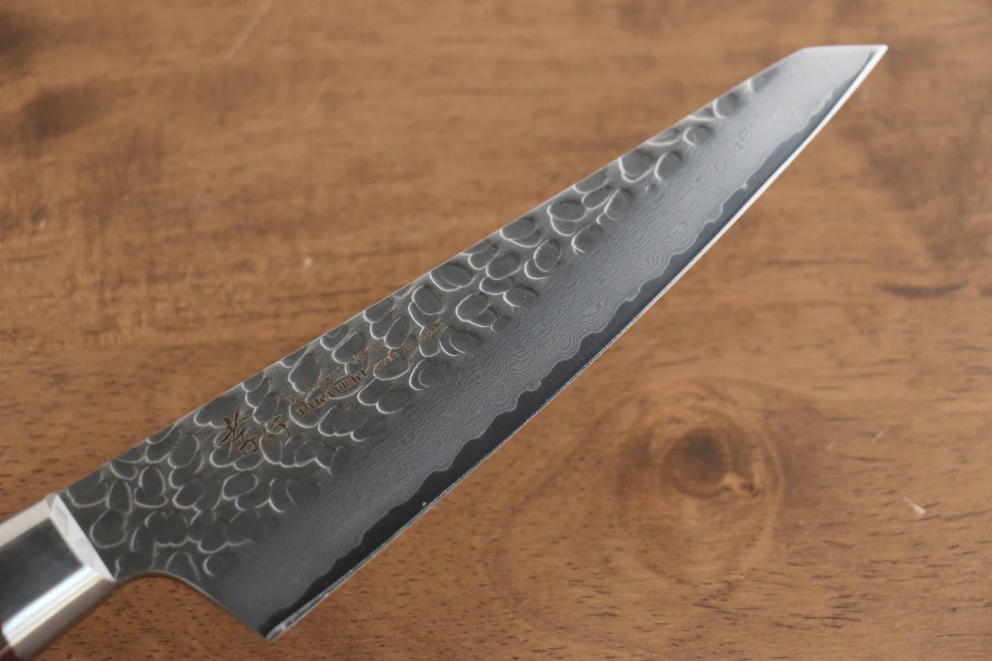Sakai Takayuki VG10 33 ชั้น ดามัสกัส มีดเลาะกระดูก เลาะกางปลา Sabaki มีดทำครัวญี่ปุ่น 150mm ด้ามไม้ Pakka wood มะฮอกกานี